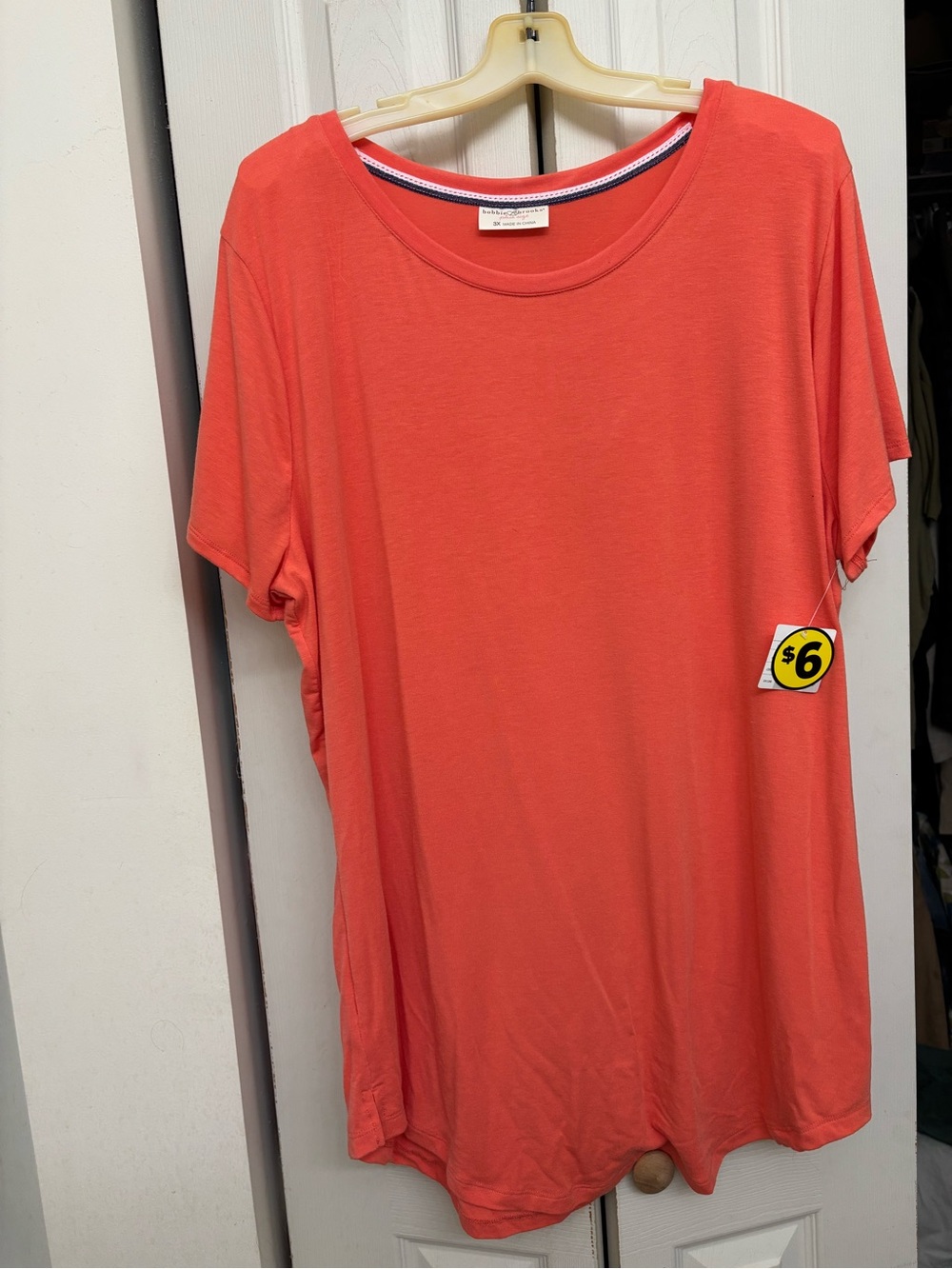 Bobbie Brooks coral  Short Sleeve Tunic